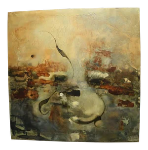 1990s Jospeh Maruska Oil on Board Painting