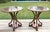 Pair of Burlwood Greek Key Side Tables With Custom Glass Tops For Sale - Image 18 of 18