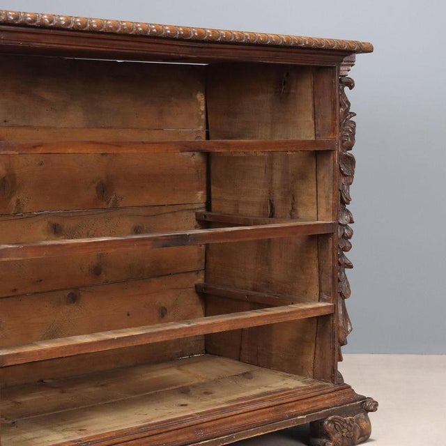 Baroque Chest of Drawers in Walnut and Poplar For Sale - Image 10 of 12