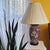 Late 20th Century Chinese Chinoiserie Porcelain Table Lamp With Floral Motif & Silk Shade — 28" For Sale - Image 18 of 18