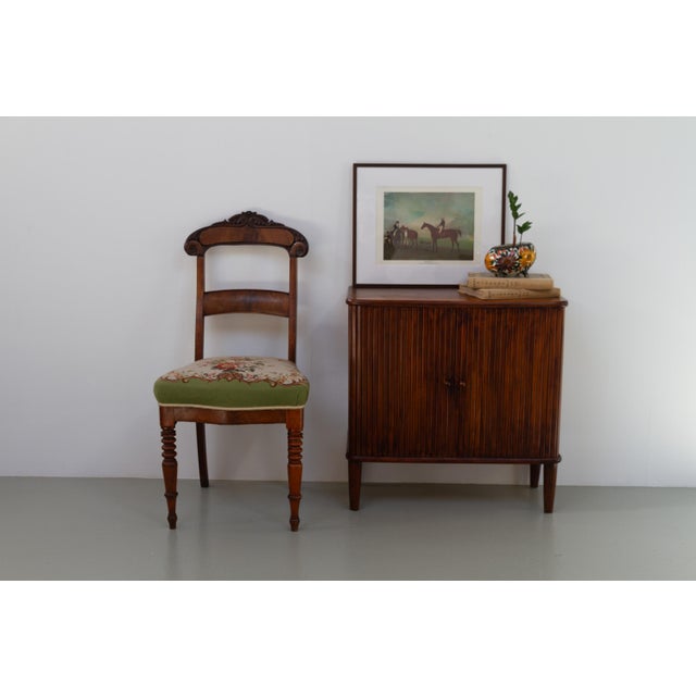 Danish Art Nouveau Chairs with Floral Needlepoint Seats, 1900s, Set of 2 For Sale - Image 14 of 18