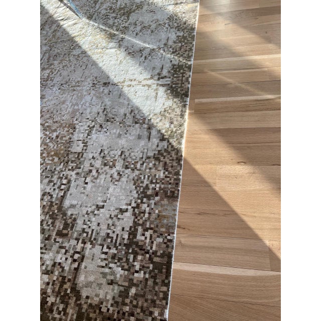 Early 21st Century Element Abstract Modern Wool Rug by Doris Leslie Blau For Sale - Image 5 of 6