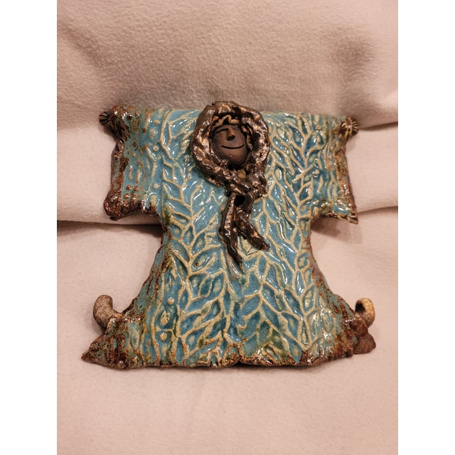 2010s Set of Polynesian Wall Decor in Clay For Sale - Image 5 of 12