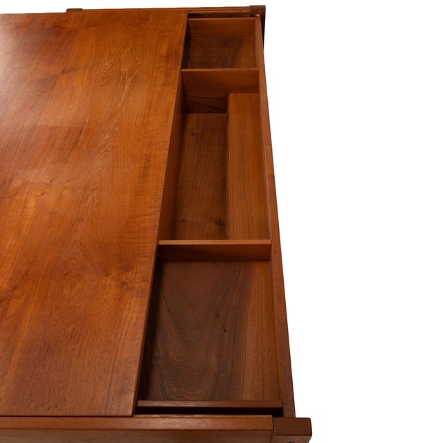 1980s Danish Modern Teak Desk by Bo-Danica W/ Hidden Sliding Compartment For Sale - Image 12 of 13