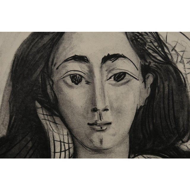 Pablo Picasso, Portrait of Jacqueline, Lithograph For Sale - Image 4 of 6