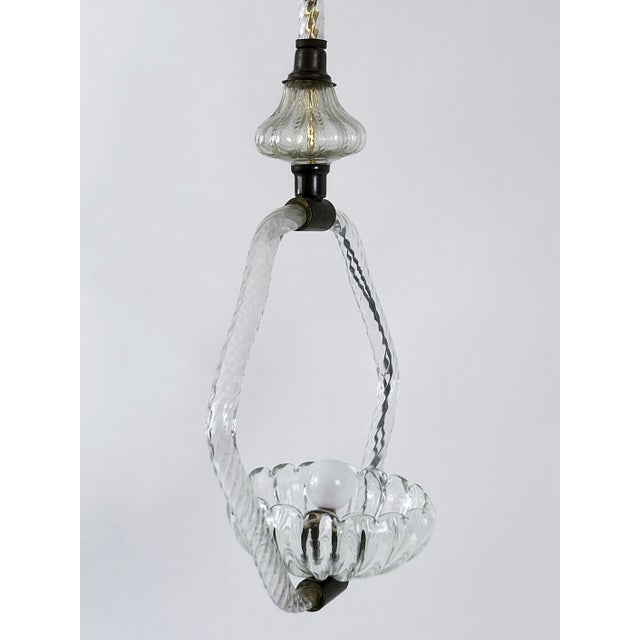Mid-Century Pendant Lamp from Barovier & Toso, Italy, 1950s For Sale - Image 13 of 18