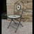 Vintage French Folding Garden Chair in Wrought Iron, 1970s For Sale - Image 9 of 9