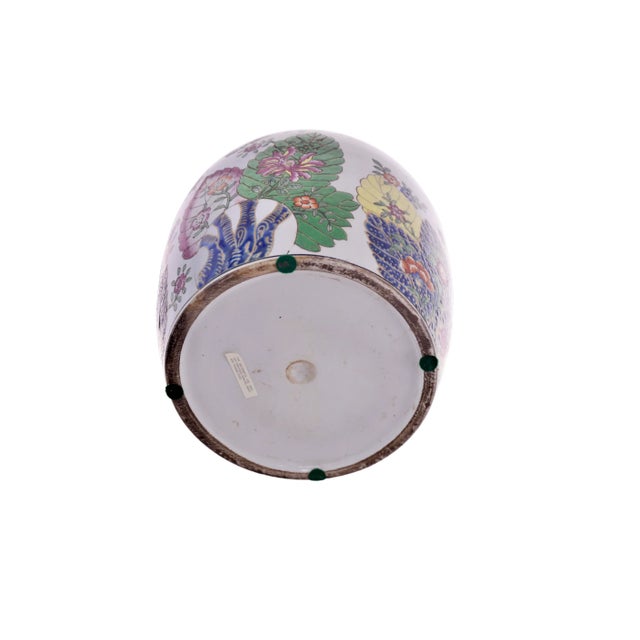 Chinoiserie Tobacco Leaf Design Ginger Jar Urn For Sale In Chicago - Image 6 of 6