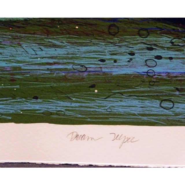 Larry Fodor "Dream Teepee" Hand Signed & Numbered Limited Edition Lithograph For Sale - Image 4 of 7