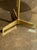 Metal Pair of Italian Designer Brass and Carrara Marble Drink Tables For Sale - Image 7 of 8