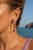 Modern Amethyst & Pearl Drop Earrings Studs, Silver, Gold, Pair For Sale - Image 3 of 8