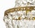 1920s French Louis XVI Crystal and Gilt Bronze Basket Chandelier For Sale - Image 4 of 9