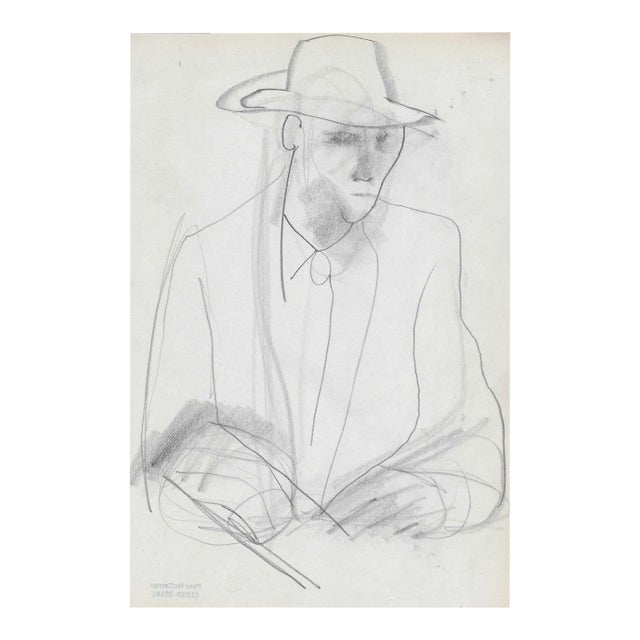 1950s Paul McCarron Male Figure in Hat For Sale