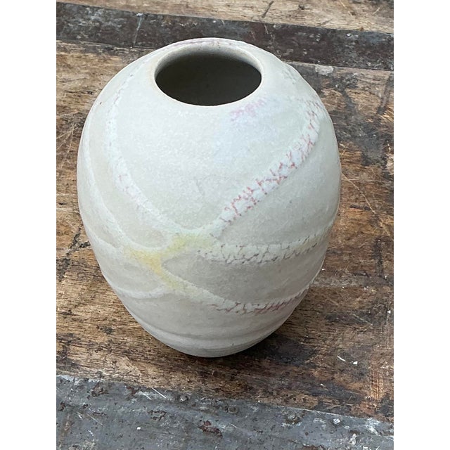 Mid-Century Modern Vintage Trio of Original Studio Pottery Bud Vases For Sale - Image 3 of 12