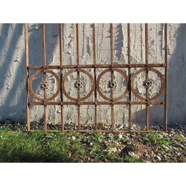 Victorian Antique Victorian Iron Gate or Garden Fence For Sale - Image 3 of 6