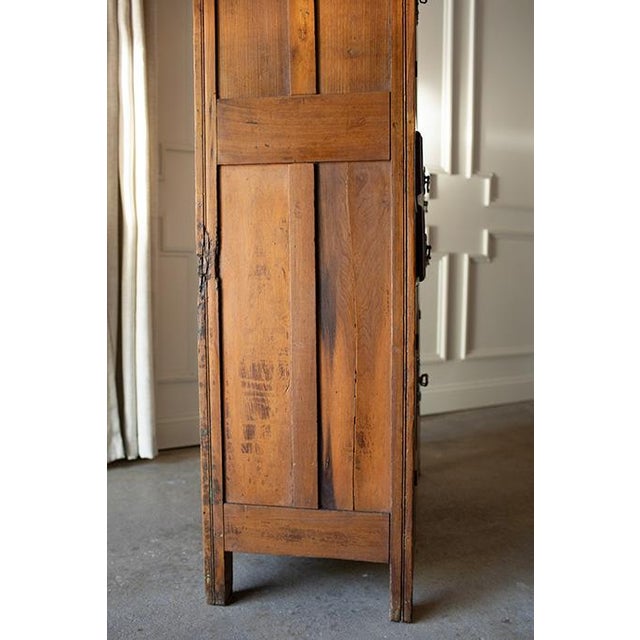 Antique Country Storage Cupboard or Linen Press For Sale - Image 14 of 18