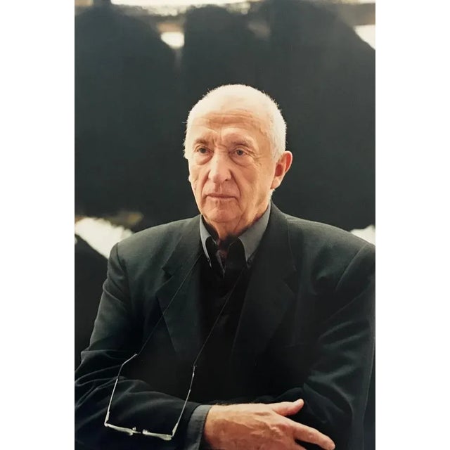 José NICOLAS Pierre SOULAGES at the Toulouse slaughterhouses, 2000, Soulages exhibition, 82 paintings, No. 1. Later color...
