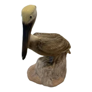1970s Vintage Ceramic Pelican Statue by Townsend