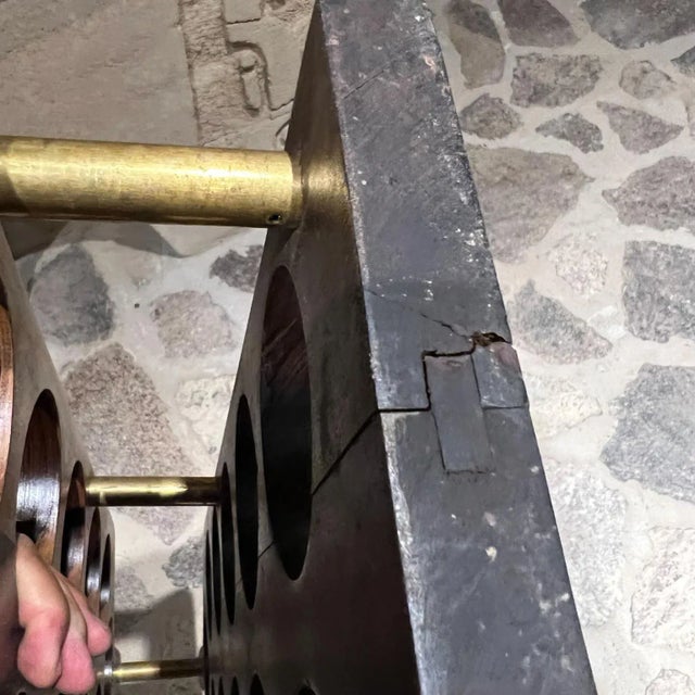 1960s Bottle Shaped Wine Rack Exotic Wood Attributed Don Shoemaker Mexico For Sale - Image 9 of 12