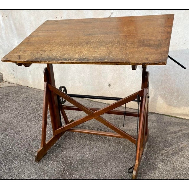 1940s Morin Architects Table, 1940 For Sale - Image 5 of 5