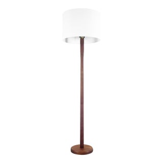 1960s Vintage Danish Teak Floor Lamp For Sale