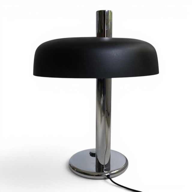 Brown Space Age Table Lamp 7603 by Heinz F.W. Stahl for Hillebrand Lighting, 1970 For Sale - Image 8 of 15
