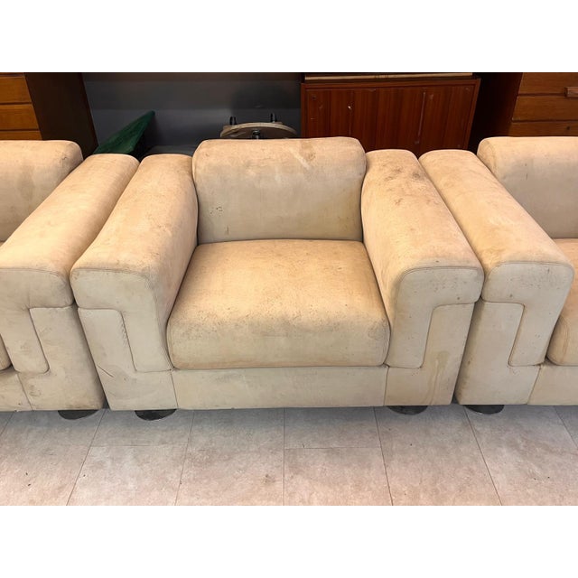Mid-Century Modern Vintage Model D120 Chairs by Valeria Borsani & Alfredo Bonetti for Tecno, Italy, 1960s, Set of 3 For Sale - Image 3 of 16