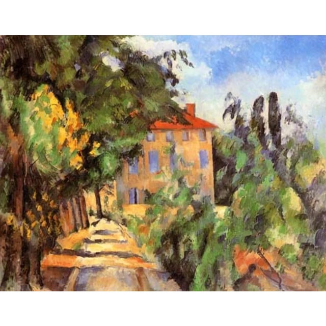 Artist: Paul Cesanne Title: House with red roof Medium: Giclee Marks: Numbered limited edition Watercolor paper Size: 19 x...