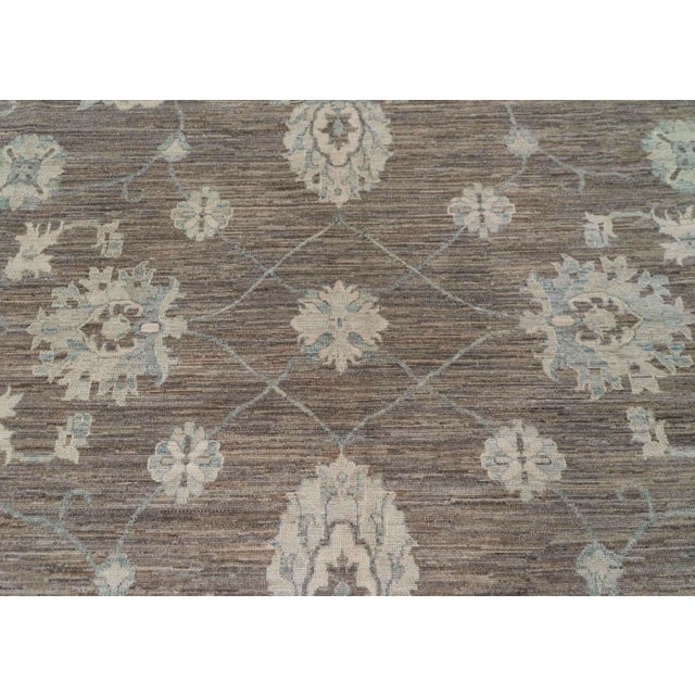 Oushak Rug 10' x 13'10" #21381 For Sale - Image 4 of 8