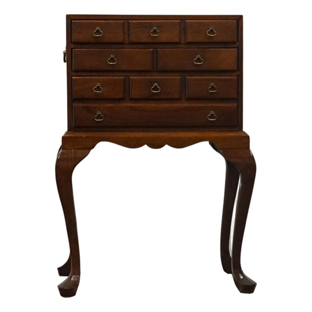 Hickory Chair Co. Solid Mahogany Traditional Style 26" Silver Chest For Sale