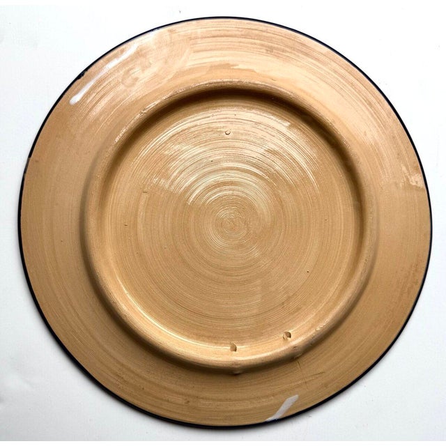 1950s Serving Pieces Ensemble Tunisian Platters + Moroccan Serving Bowl - Set of 7 For Sale - Image 15 of 18