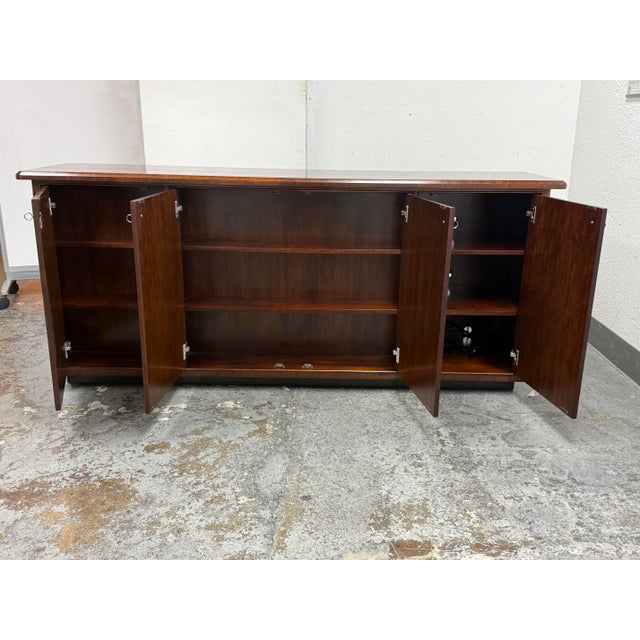 Contemporary Walt Disney Signature for Drexel Heritage Flat Panel Screen Lift Console For Sale - Image 3 of 12