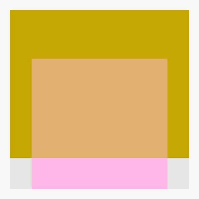 Contemporary The Interaction of Spring Green and High Pink Fine Art Print 16" X 20" by Liz Roache For Sale - Image 3 of 5