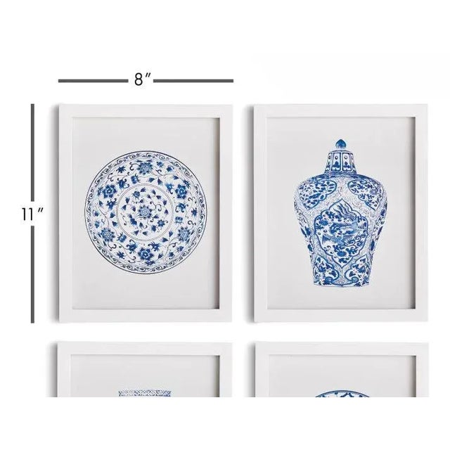 Chinoiserie Dynasty Petite Prints - Set of 4 For Sale - Image 3 of 4
