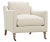 Greta Chair, Cream Linen For Sale - Image 13 of 13