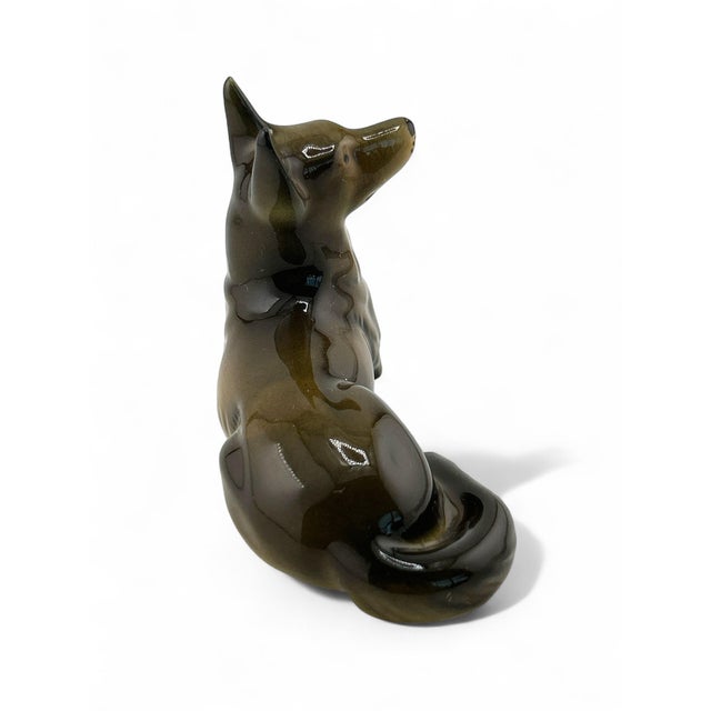 1960s 1960’s Royal Dux Porcelain German Shepherd Statue Czechoslovakia For Sale - Image 5 of 5