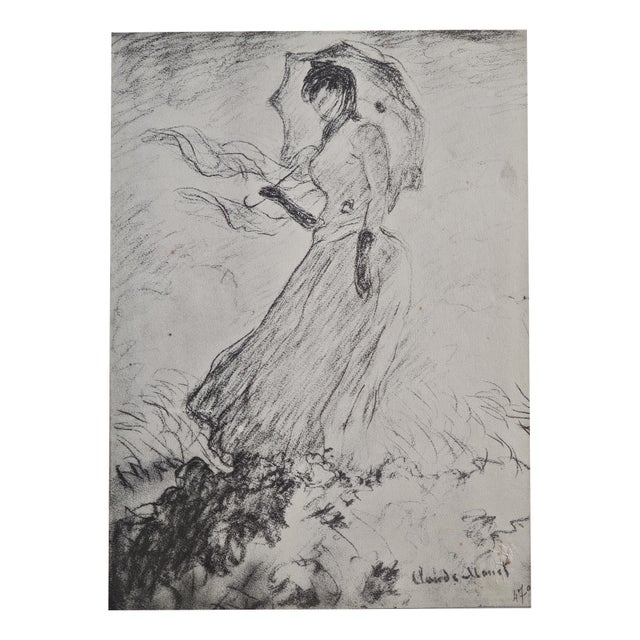 After Claude Monet, Lady with Parasol, 1918, Lithograph For Sale - Image 12 of 12