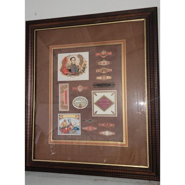 Folk Art Early 20thc Cuban Tobacco Cloths/Labels Memorabilia For Sale - Image 3 of 11