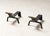 Mid-Century Modern Mid 20th Century Donald Deskey Style Andirons - a Pair For Sale - Image 3 of 7