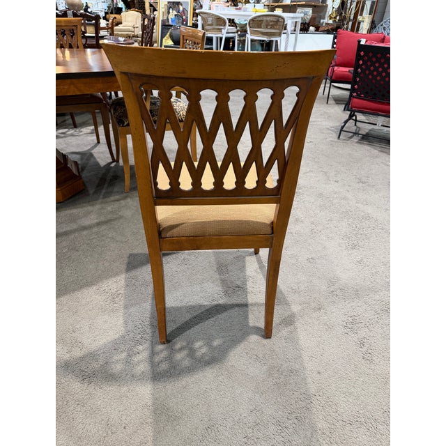 Wood Emerson Heirlooms Dining Table With 8 Chairs For Sale - Image 7 of 8