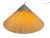 1970s Pleated Pendant Shade Lamp Denmark Attb. Le Klint For Sale - Image 6 of 7