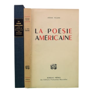 "La Poesie Americaine" 1945 Villard, Leonie For Sale