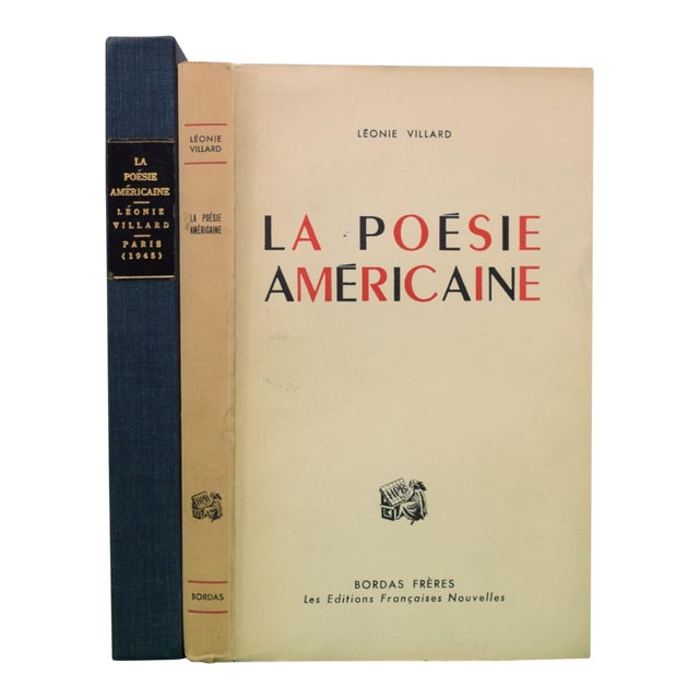 "La Poesie Americaine" 1945 Villard, Leonie For Sale