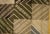 1960s Multicolor Diamond Modern Vintage American Hooked Rug 5' 7" X 7' 10" Hand Knotted Wool Carpet For Sale - Image 4 of 6