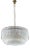 Large Clear Amaro Drum Chandelier from Pure White Lines For Sale