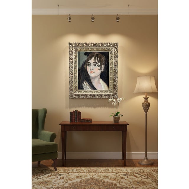 Original Stephen LeBailly Oil Study – "Memory of Goya" in Gilded Frame For Sale - Image 12 of 12