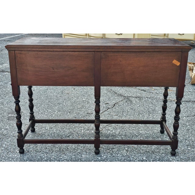 Early 20th Century Edwardian Walnut Hunt Sideboard or Server For Sale In Washington DC - Image 6 of 12