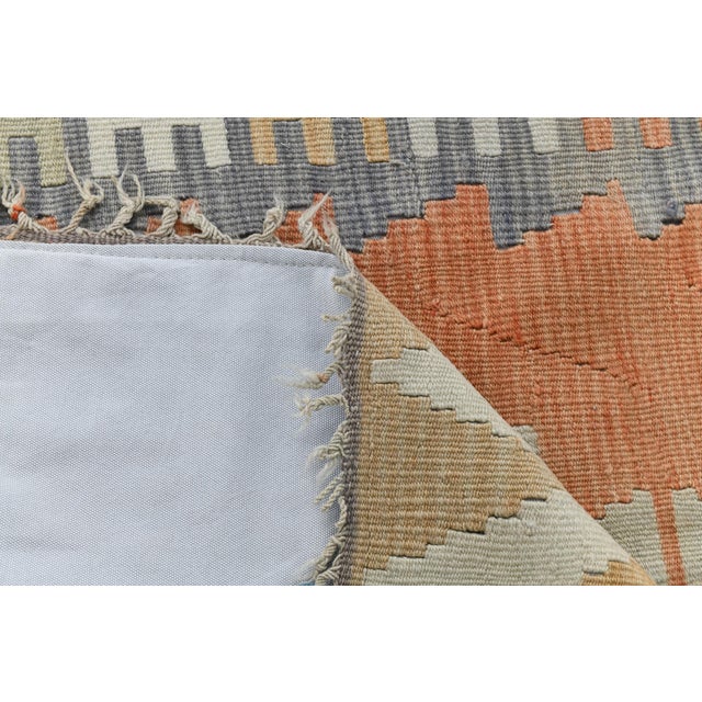 Vintage Kilim Rug in Wool For Sale - Image 10 of 13