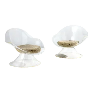Daffodil Lounge Chairs by Erwin & Estelle Laverne - a Pair