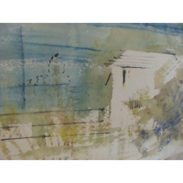 Bermuda Beach Landscape by Alfred Birdsey From the "Bermuda Series" Signed Print For Sale In Providence - Image 6 of 6